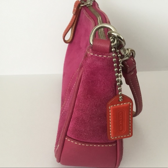 SOLD! Coach Suede Bag - Picture 4 of 9